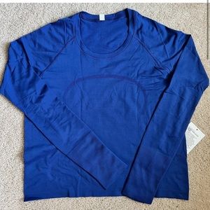 lululemon Swiftly Tech Long Sleeve Shirt 2.0 • Psychic • Size 14